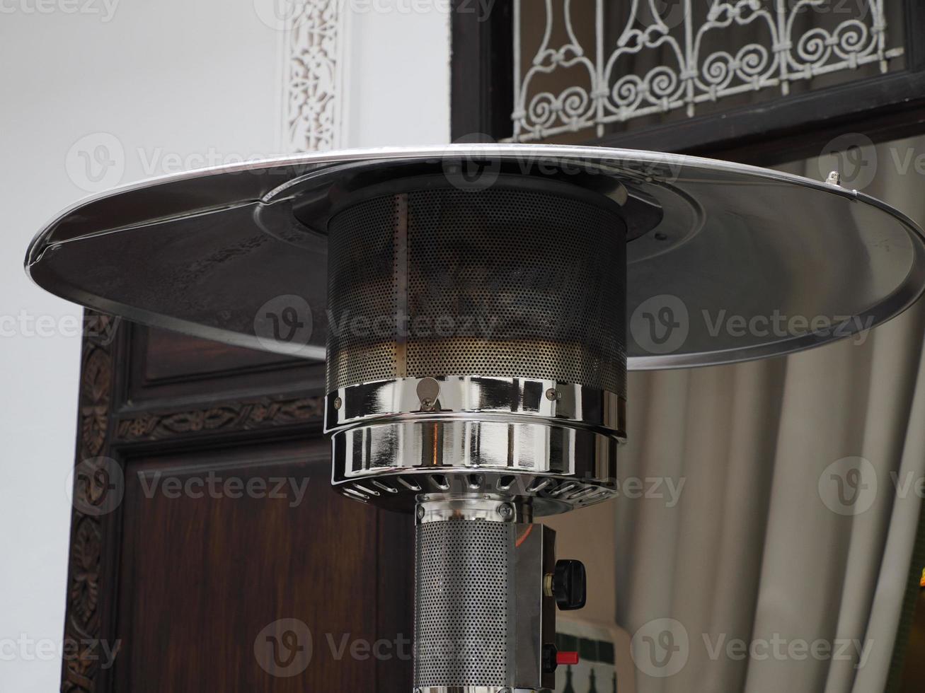 Gas heater close up detail photo