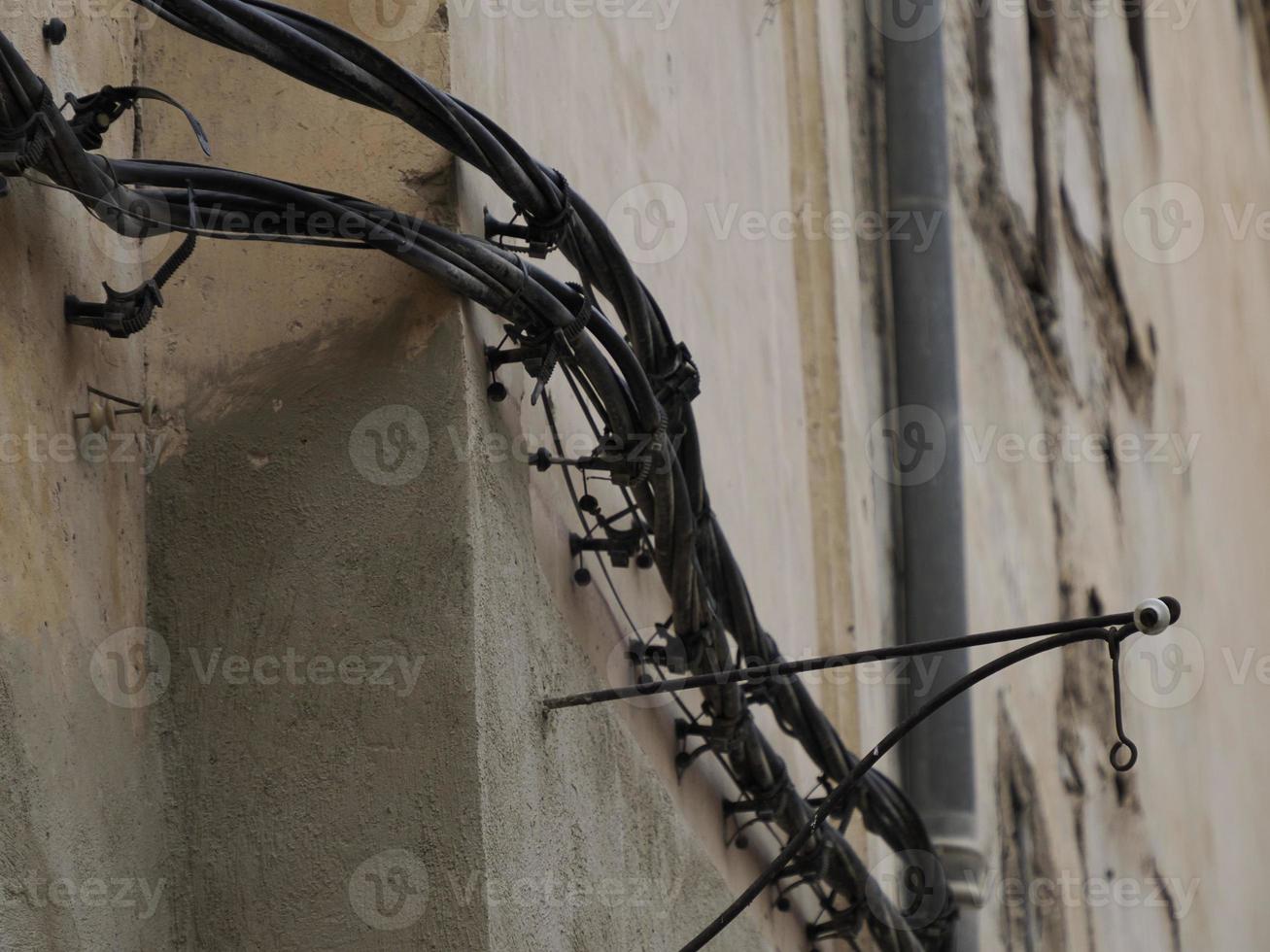 Small street in Fez medina old town Morocco. photo