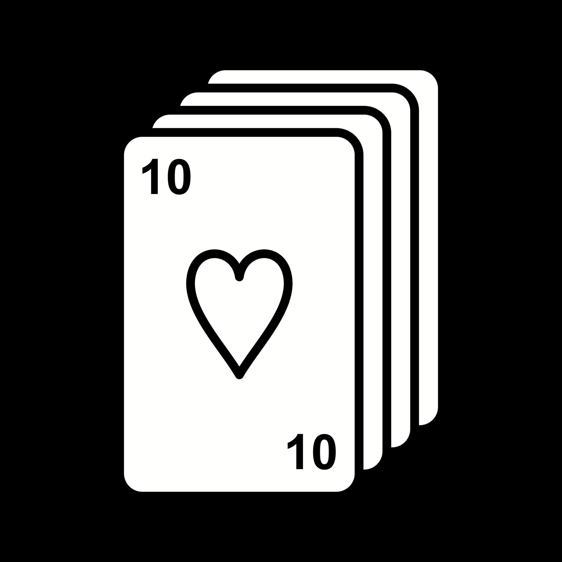 Deck of Cards Vector Icon 19061179 Vector Art at Vecteezy