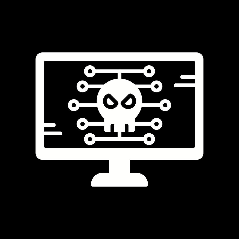 icono de vector de malware