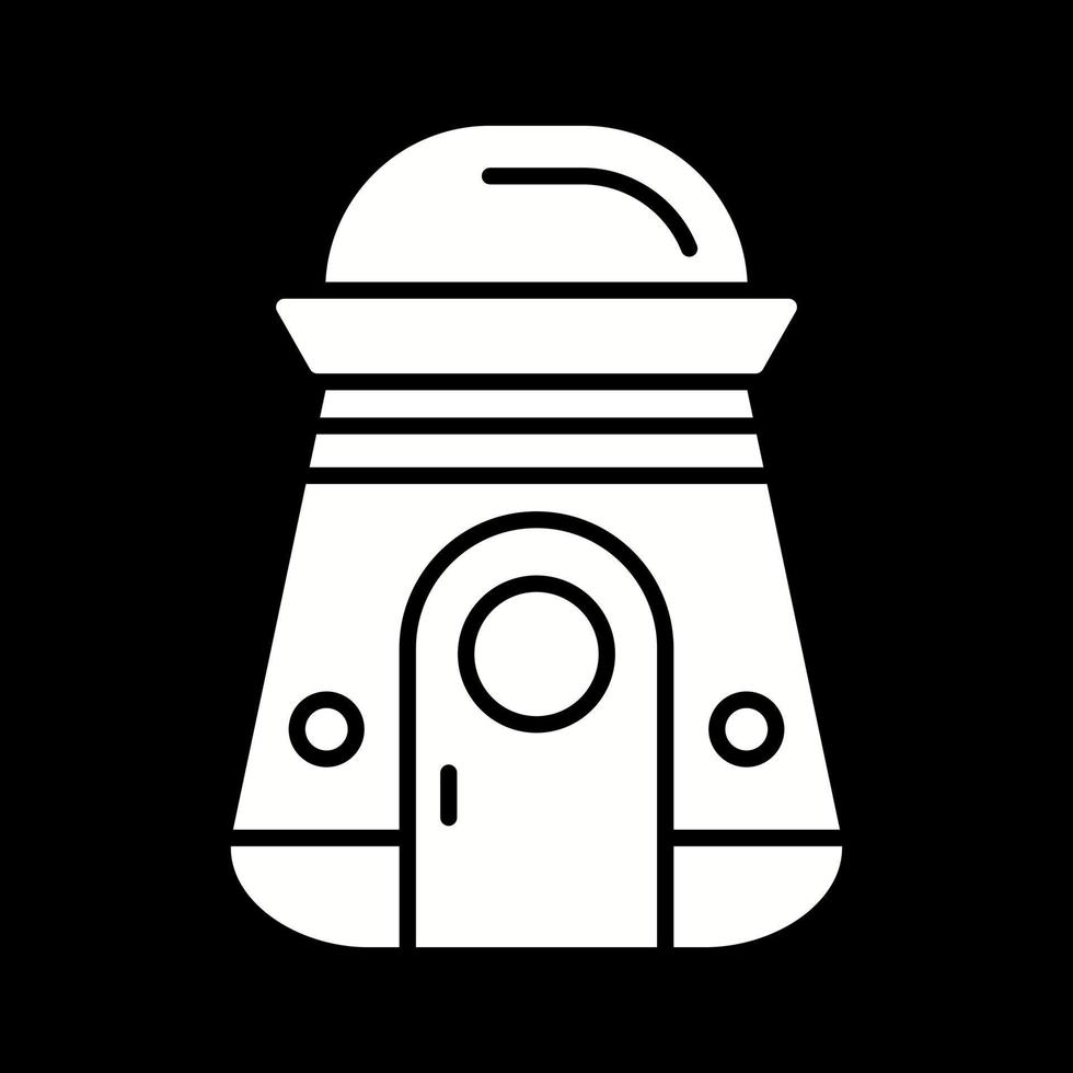 icono de vector de cápsula espacial