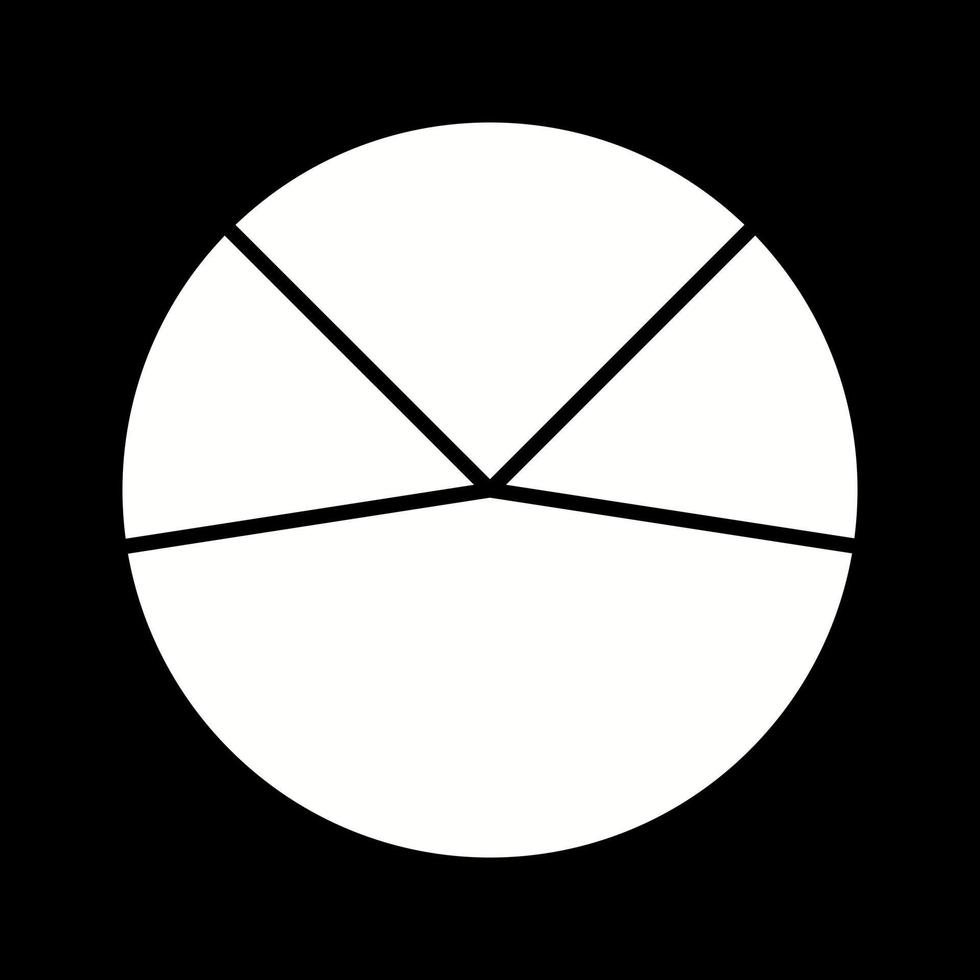 Pie Chart Analysis Vector Icon