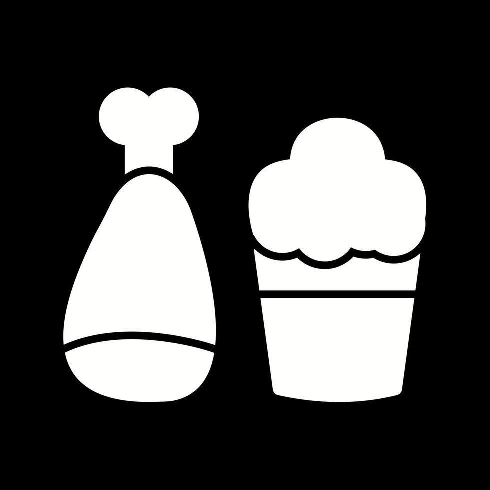 Food and Beer Vector Icon