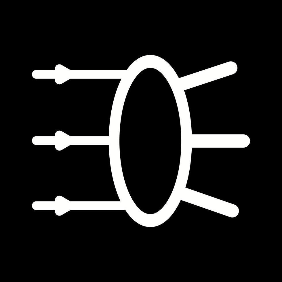 Refraction Vector Icon