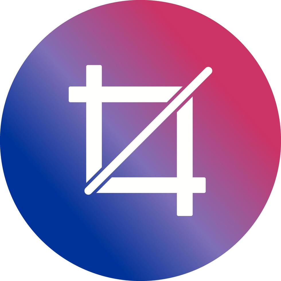 Unique Crop Vector Icon