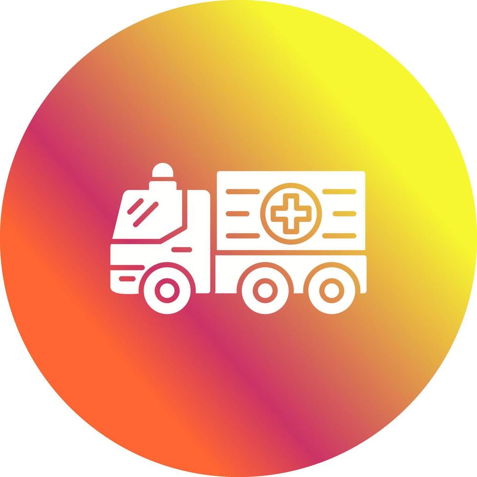 icono de vector de ambulancia