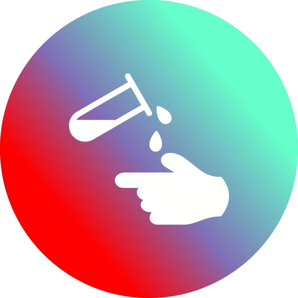 Corrosive Hazard Vector Icon
