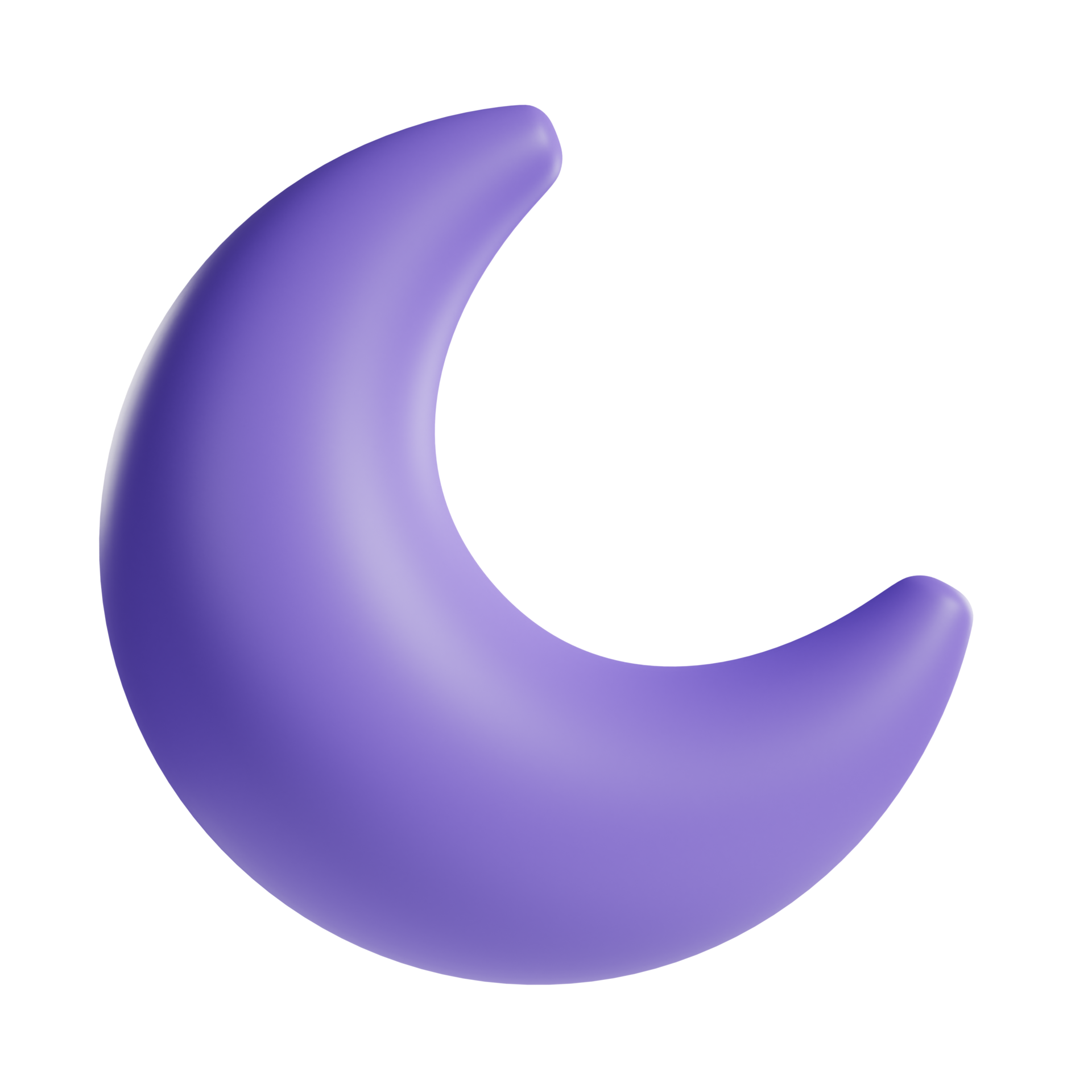 moon 3d icon 19061838 PNG