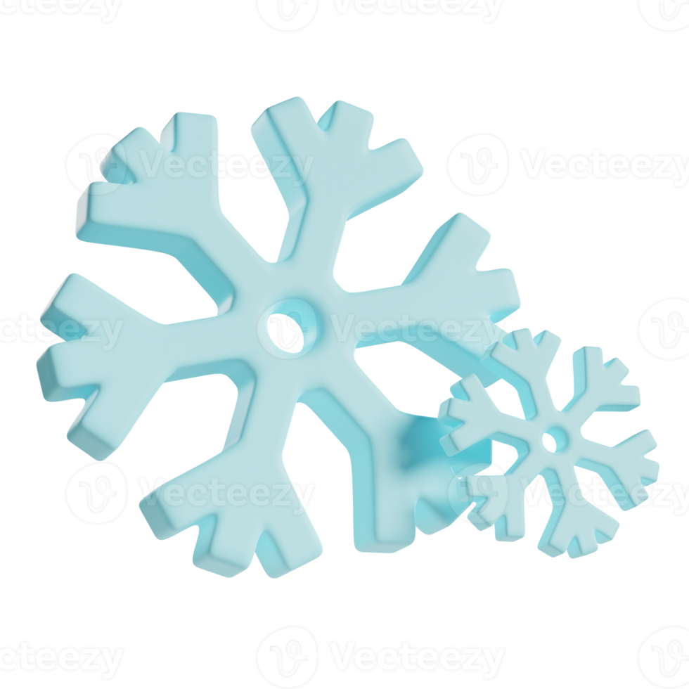 snowflake 3d icon png