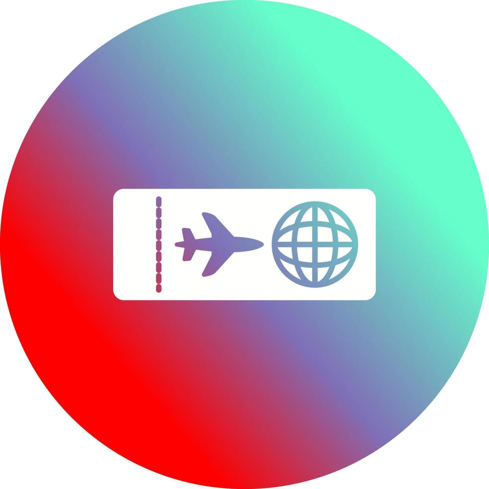 Plane Tickets Vector Icon