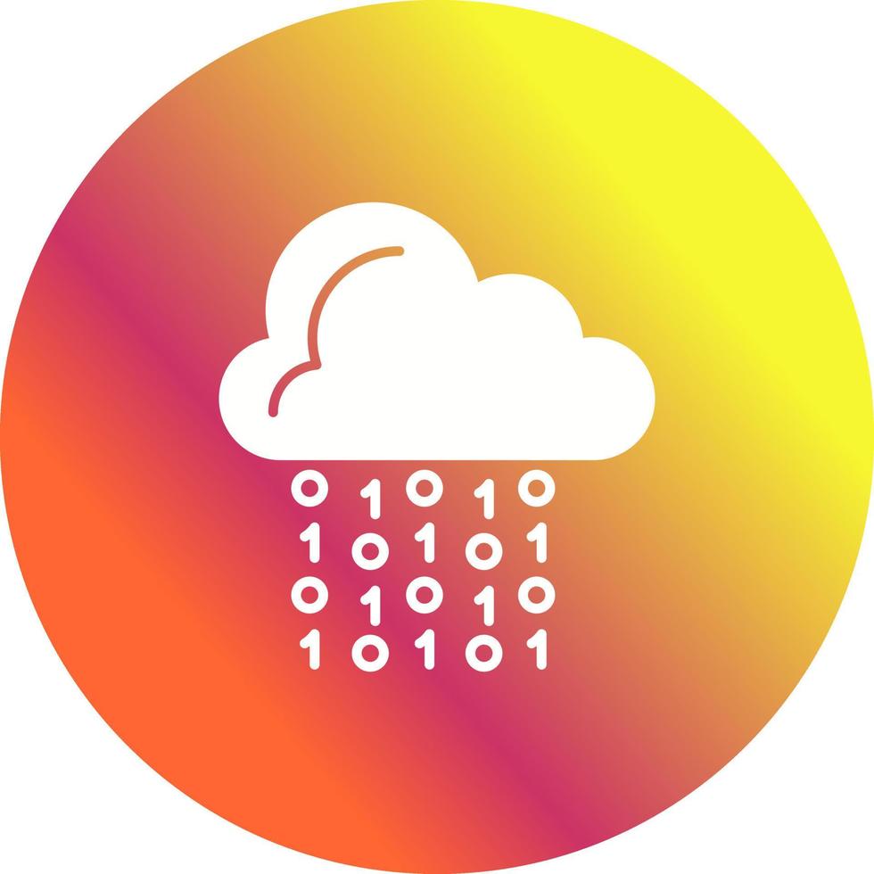 Cloud Coding Vector Icon