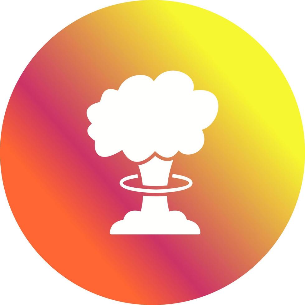 icono de vector de explosión de bomba única