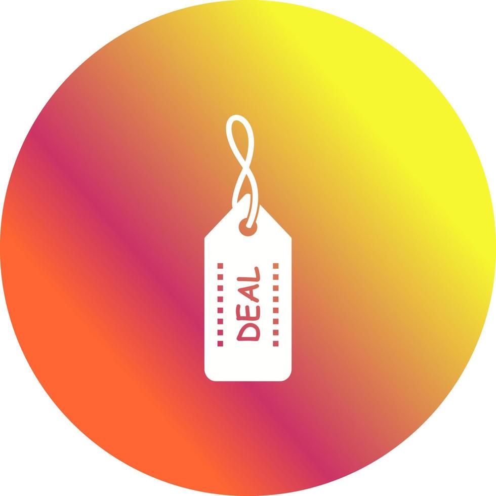 Unique Online Deals Vector Icon