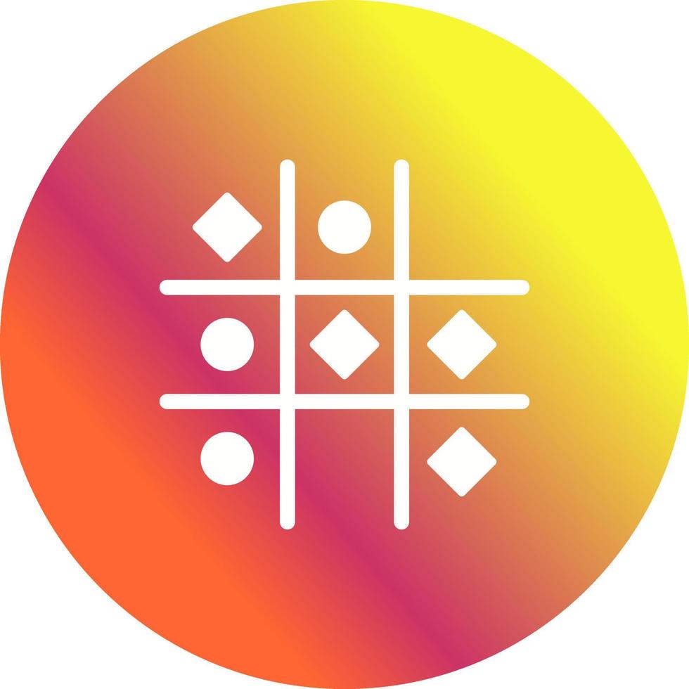 Tic Tac Toe Vector Icon