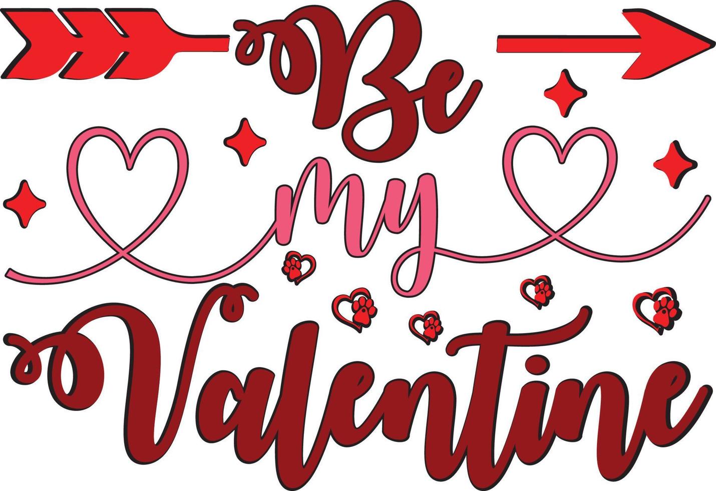 Be my Valentine vector