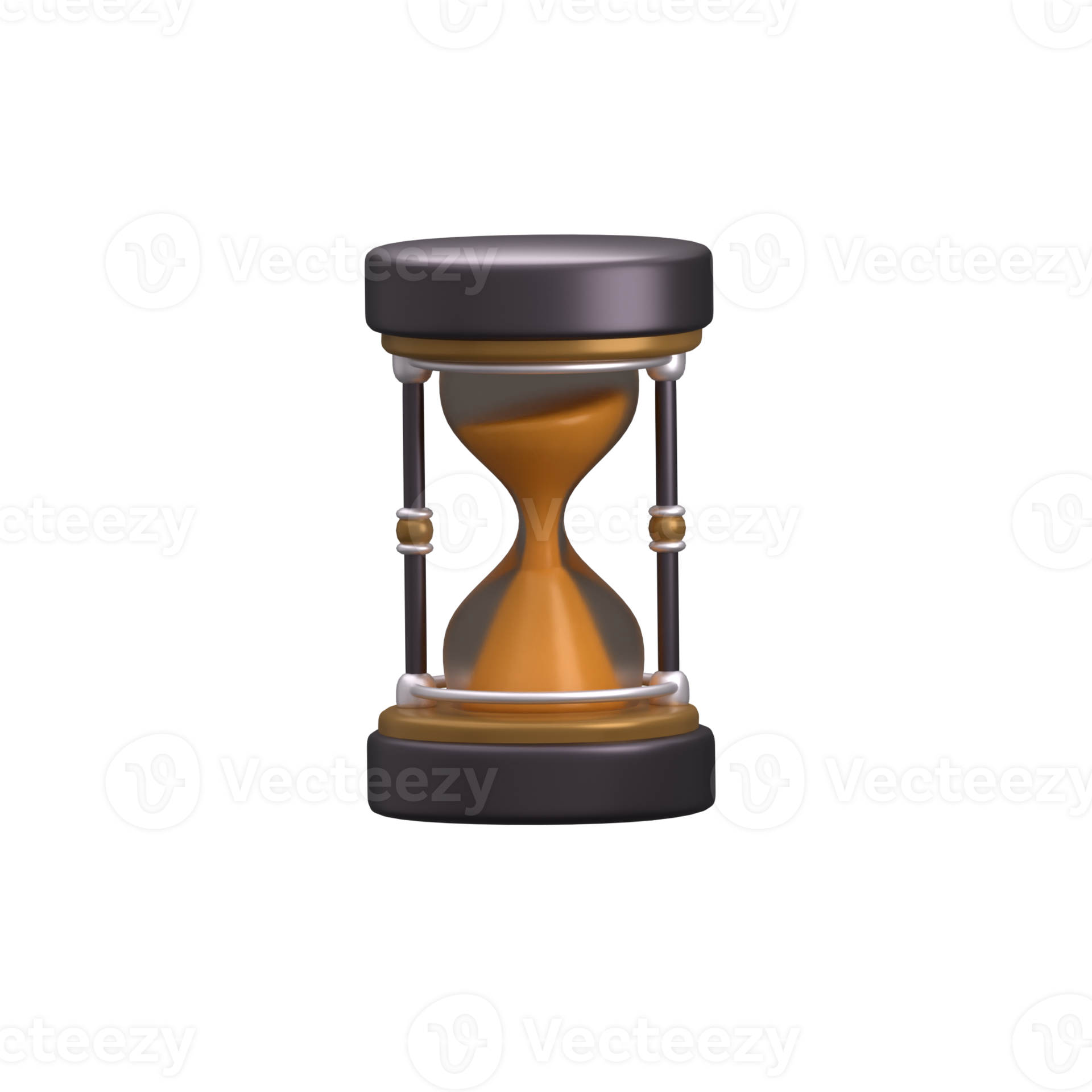 3d rendering illustration of an hourglass 19062165 PNG