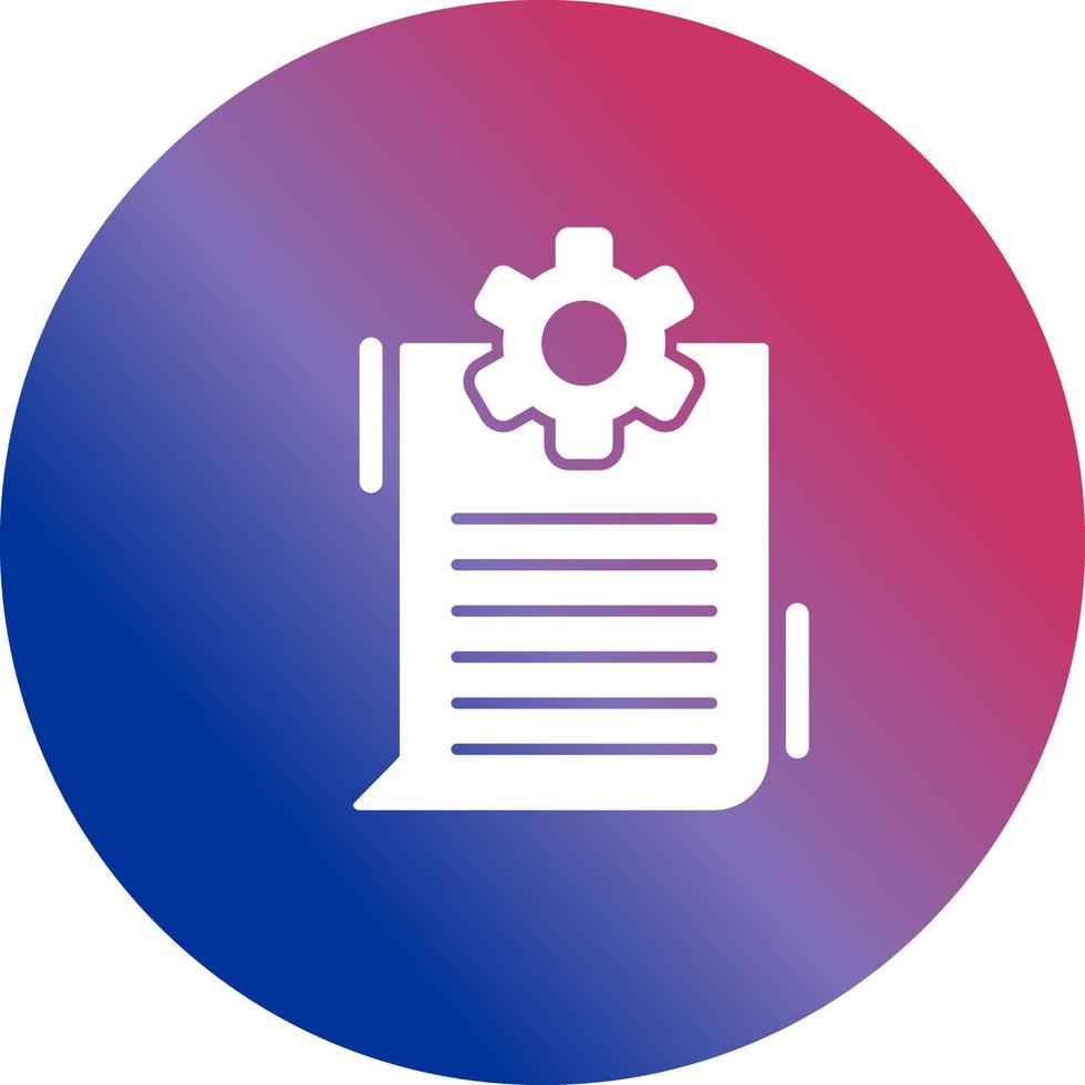 Content Management Vector Icon