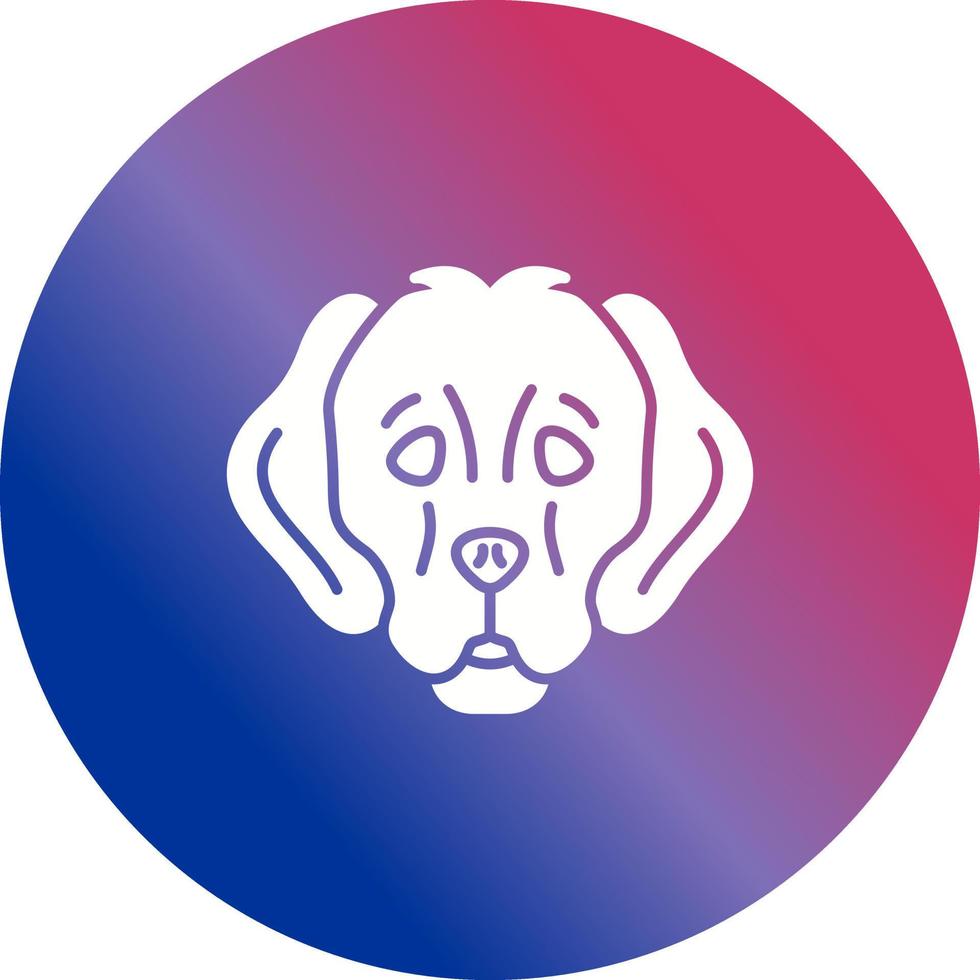 icono de vector de perro