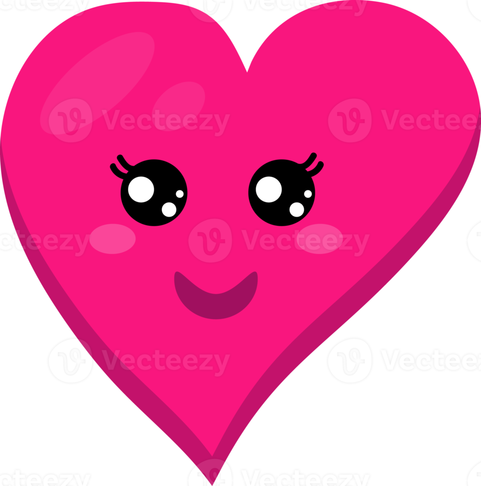 Smiling Emoticon Heart png