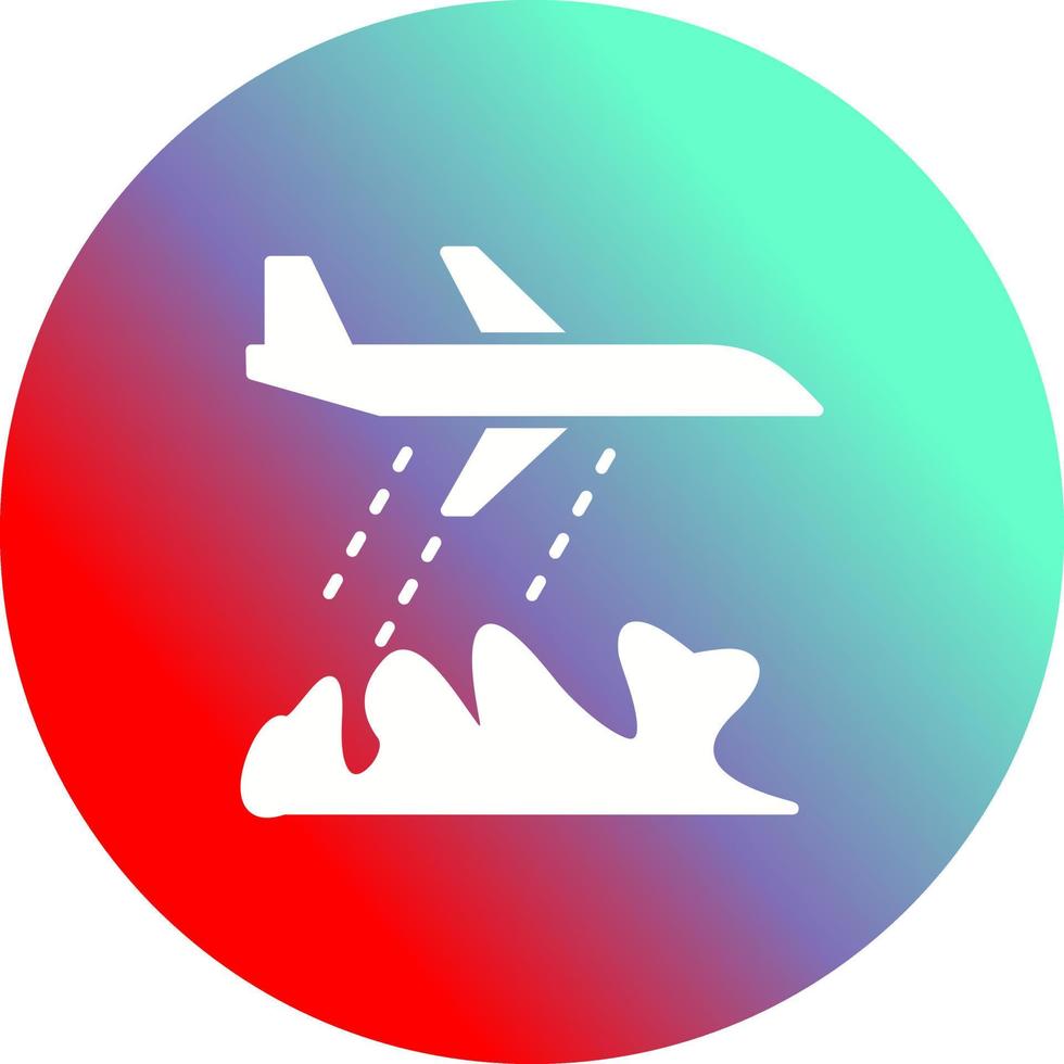 Unique Firefighter Plane Vector Icon