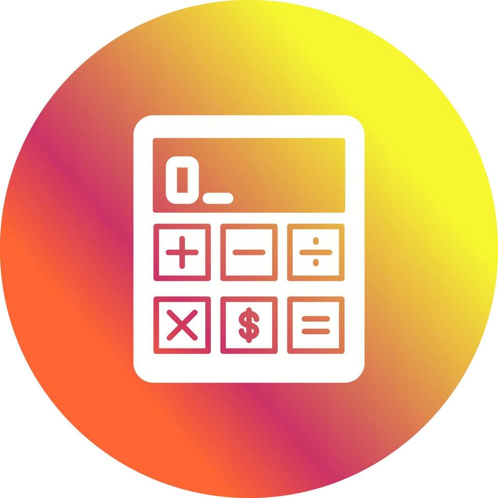 Calculator Vector Icon