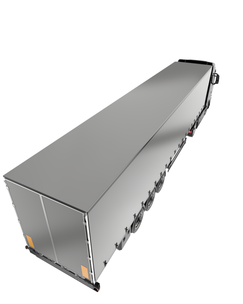 Truck isolated on background. 3d rendering - illustration png