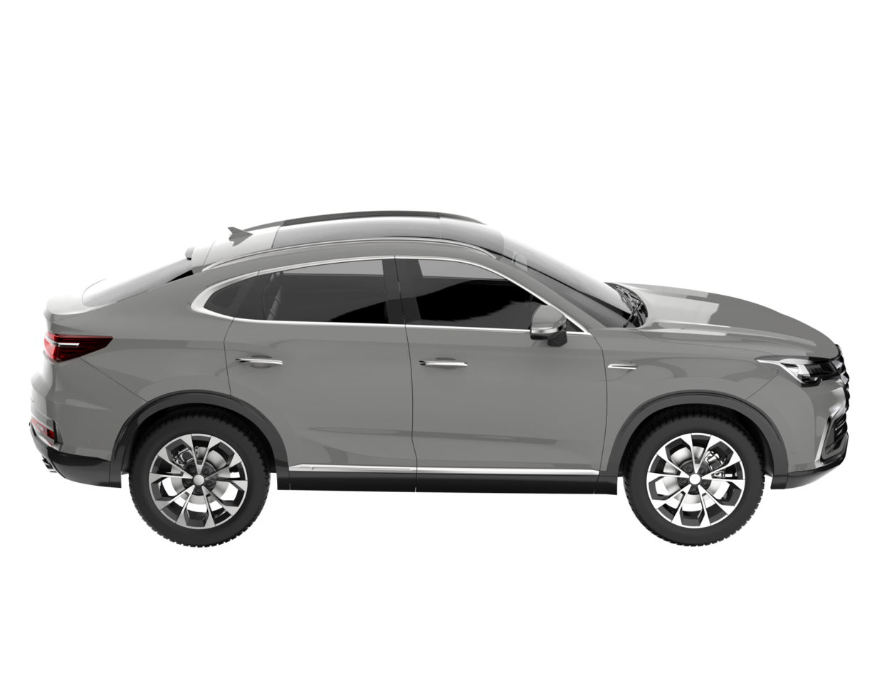 Realistic SUV isolated on transparent background. 3d rendering - illustration png