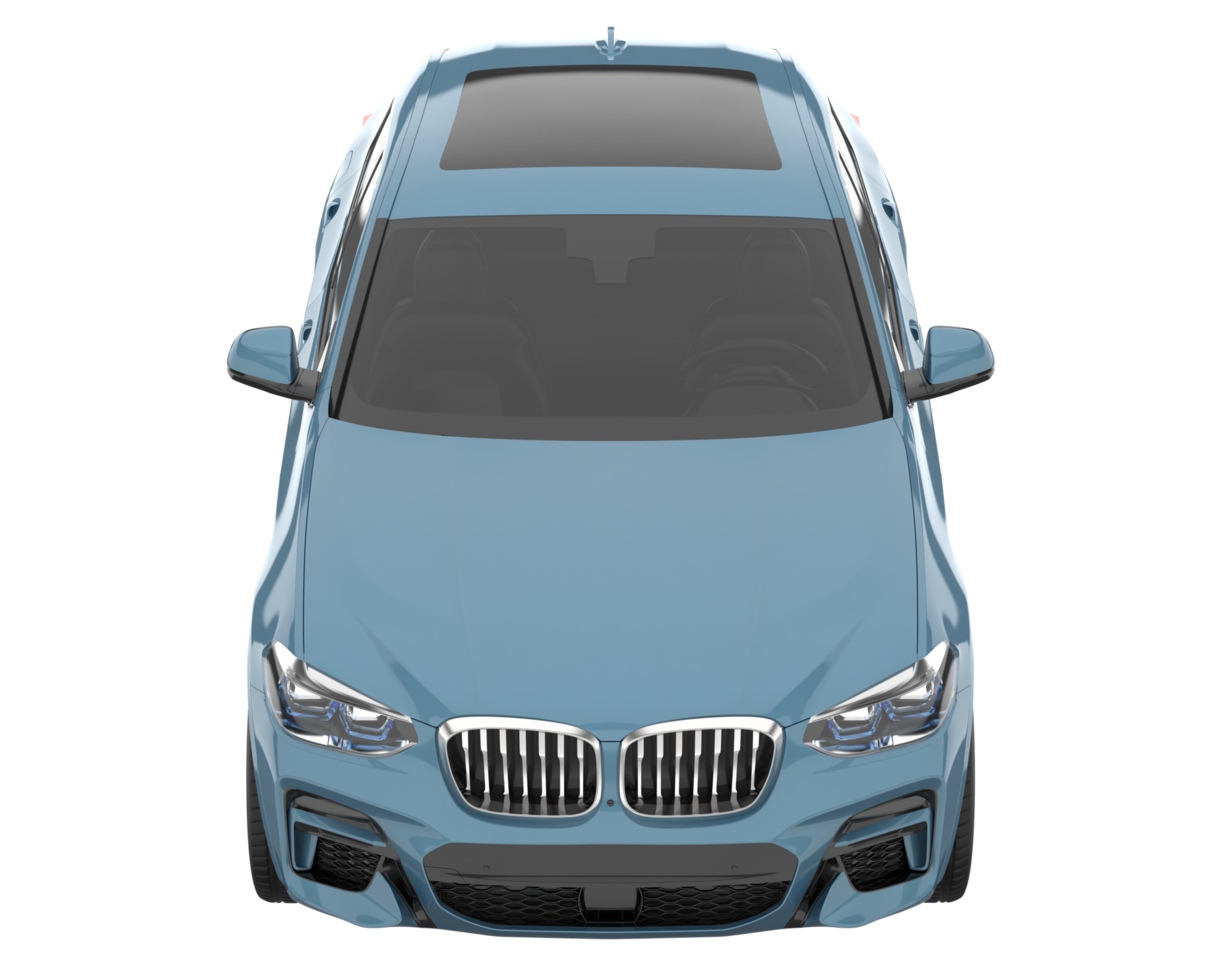 Realistic SUV isolated on transparent background. 3d rendering - illustration png