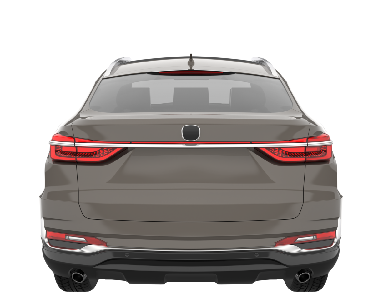 Realistic SUV isolated on transparent background. 3d rendering - illustration png