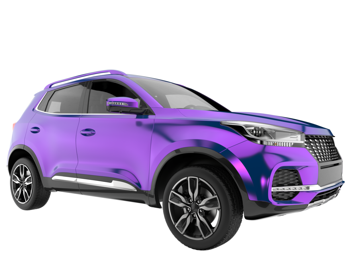 Realistic SUV isolated on transparent background. 3d rendering - illustration png