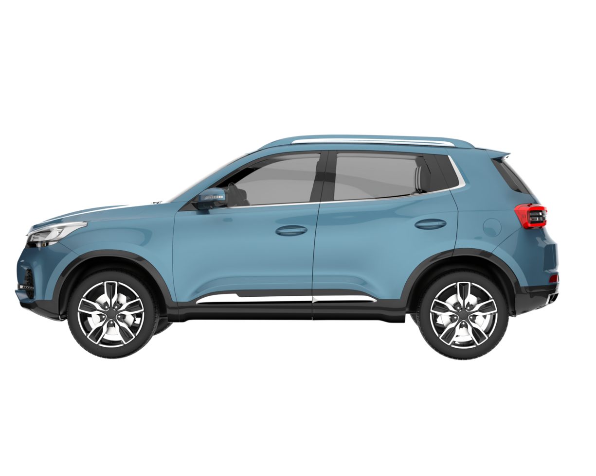 realistico suv isolato su trasparente sfondo. 3d interpretazione - illustrazione png