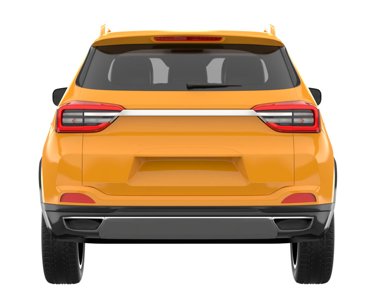 Realistic SUV isolated on transparent background. 3d rendering - illustration png