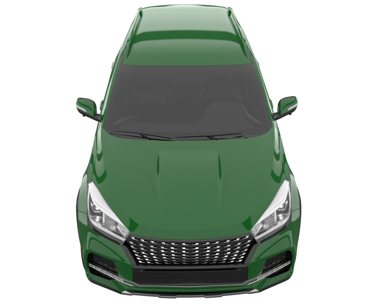 Realistic SUV isolated on transparent background. 3d rendering - illustration png