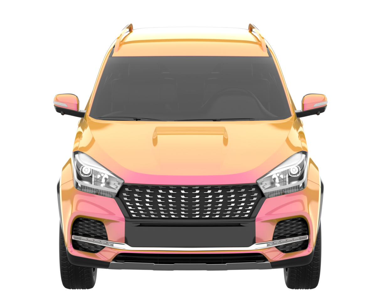 Realistic SUV isolated on transparent background. 3d rendering - illustration png