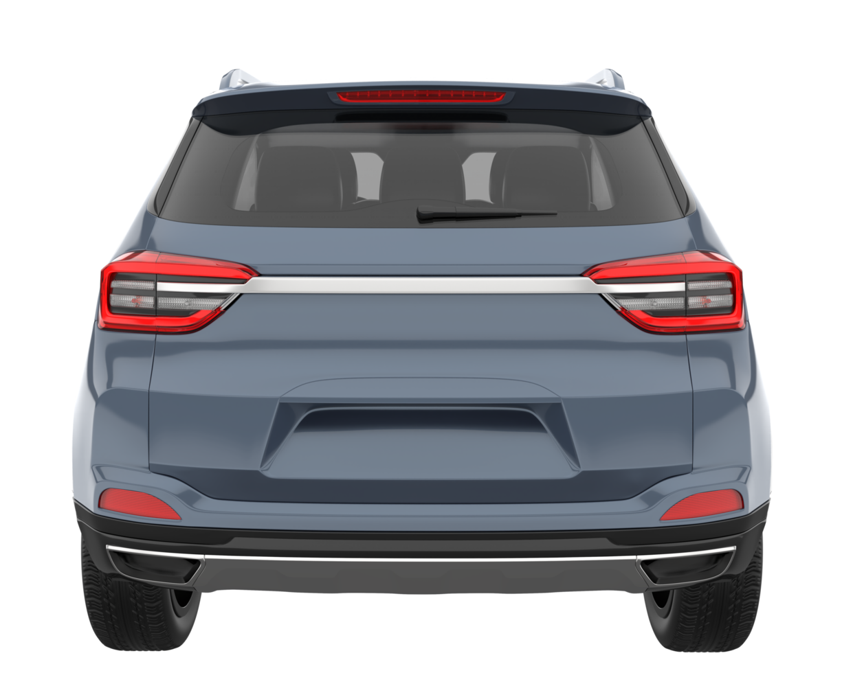 Realistic SUV isolated on transparent background. 3d rendering - illustration png