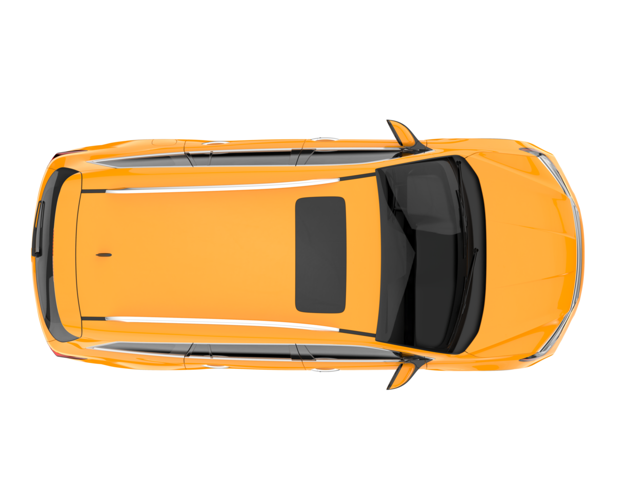 Realistic SUV isolated on transparent background. 3d rendering - illustration png