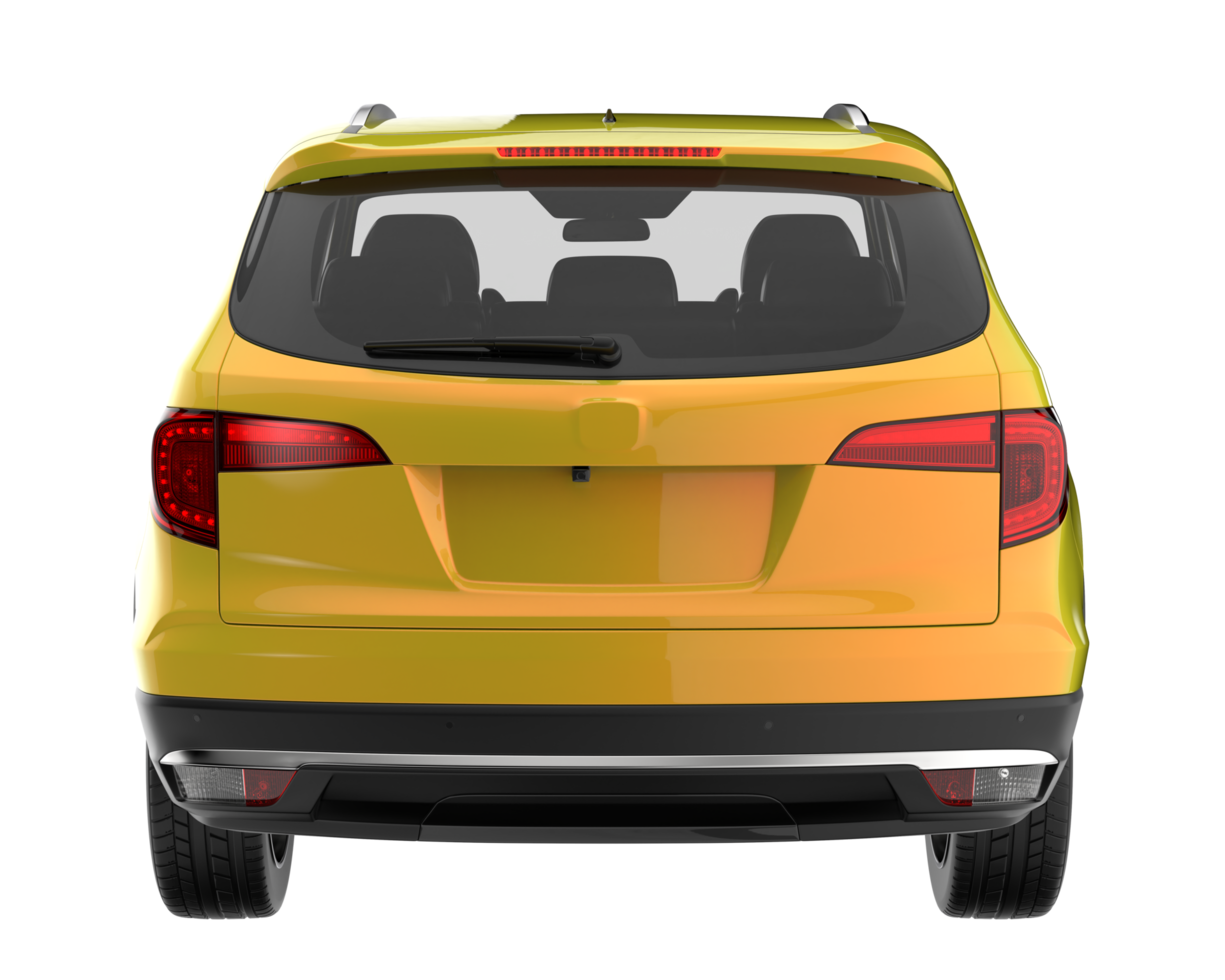Realistic SUV isolated on transparent background. 3d rendering - illustration png