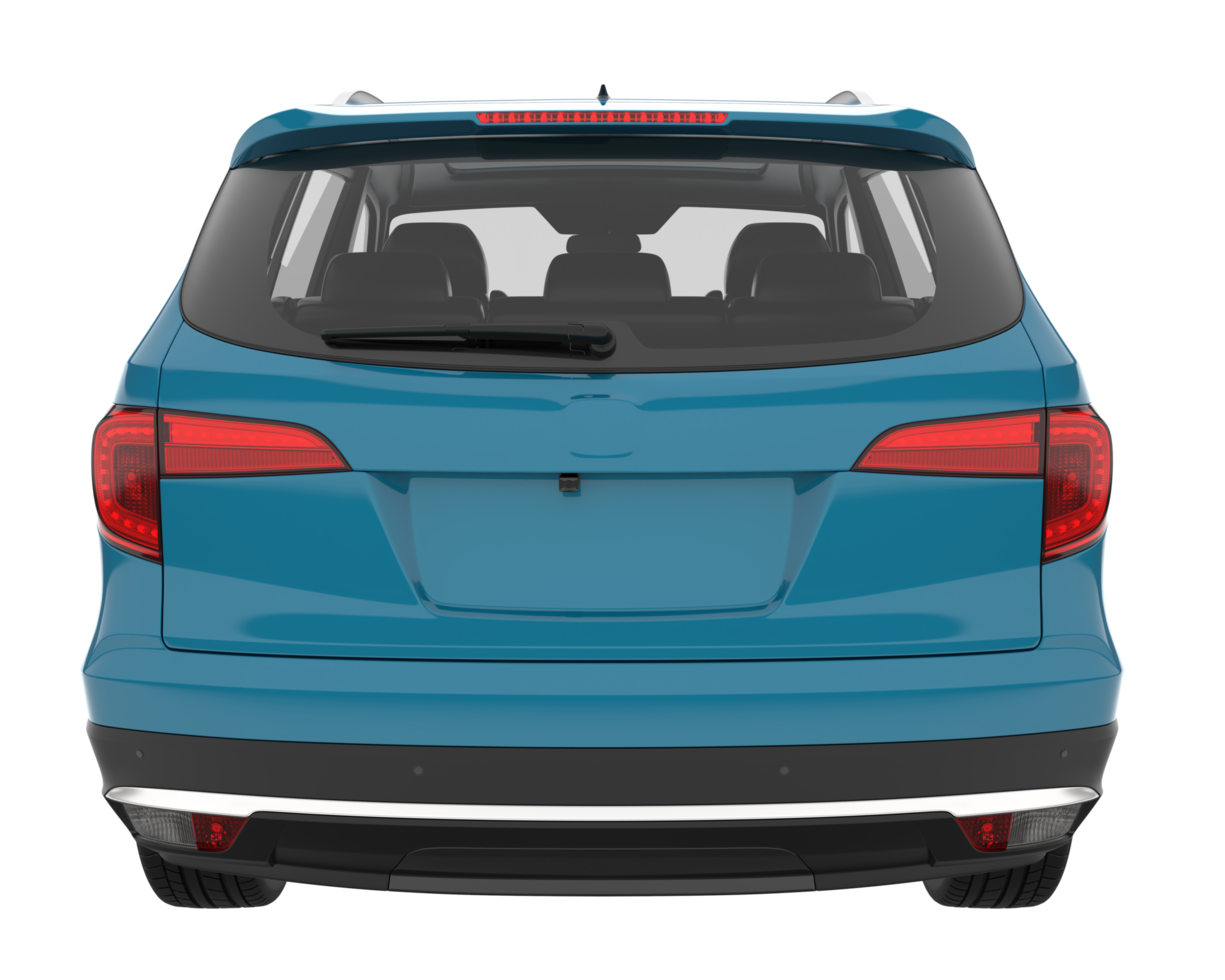 Realistic SUV isolated on transparent background. 3d rendering - illustration png