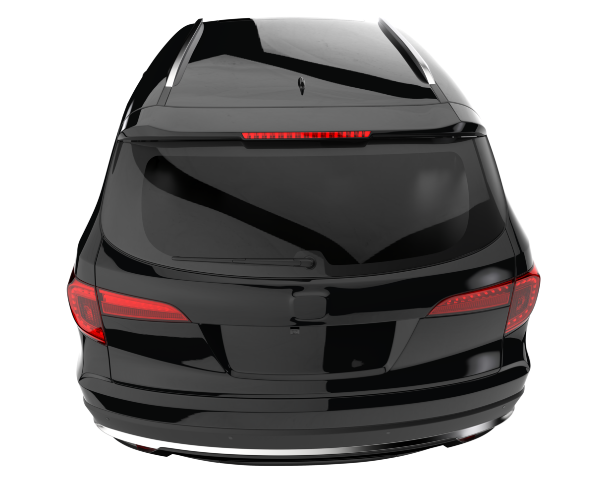 Realistic SUV isolated on transparent background. 3d rendering - illustration png