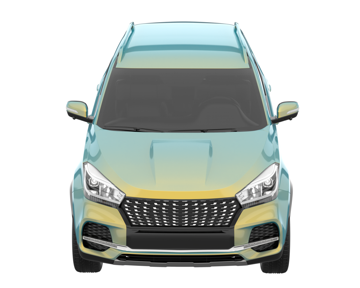 Realistic SUV isolated on transparent background. 3d rendering - illustration png