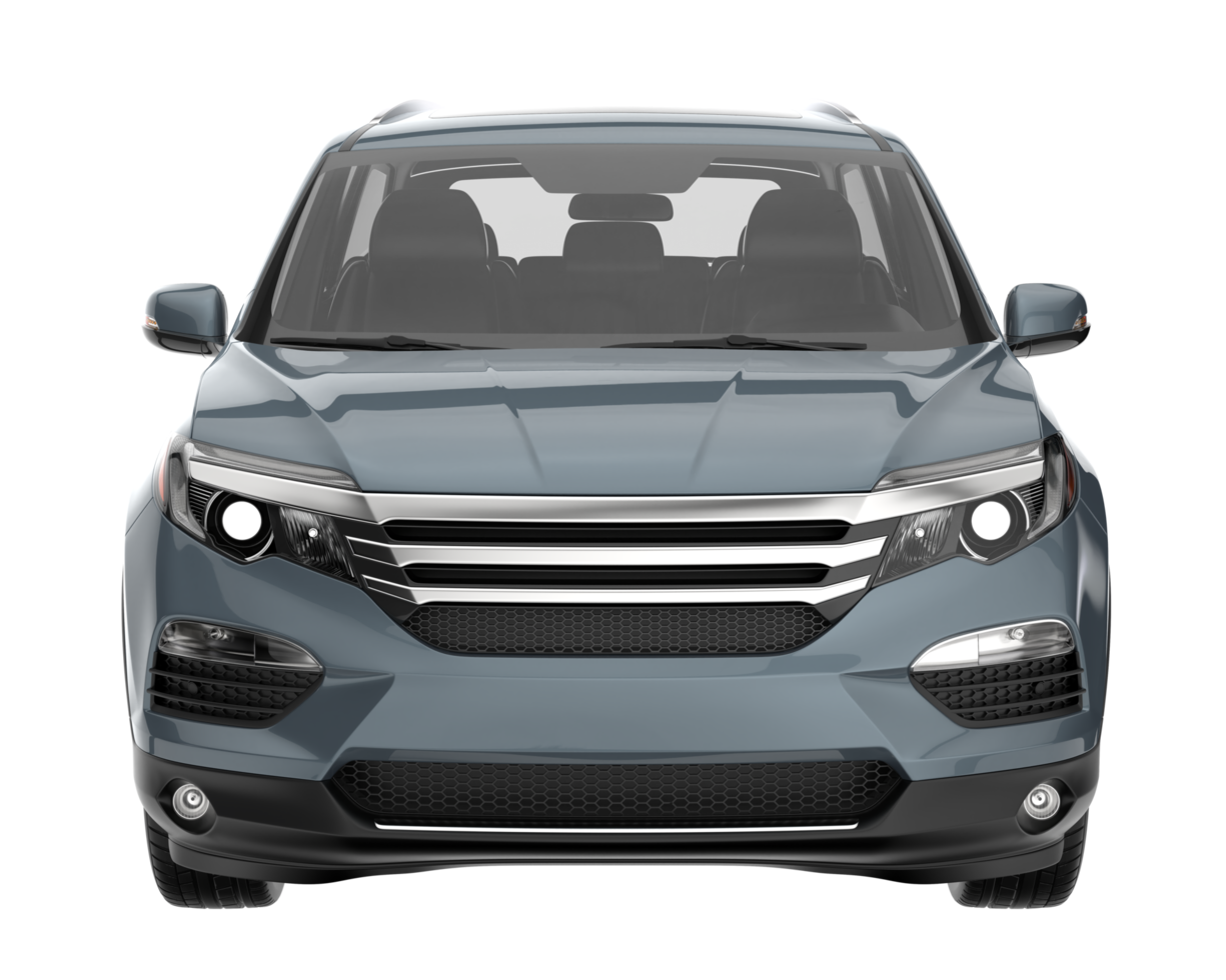 Realistic SUV isolated on transparent background. 3d rendering - illustration png