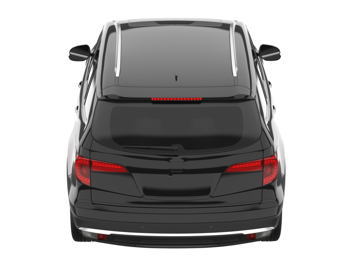 Realistic SUV isolated on transparent background. 3d rendering - illustration png