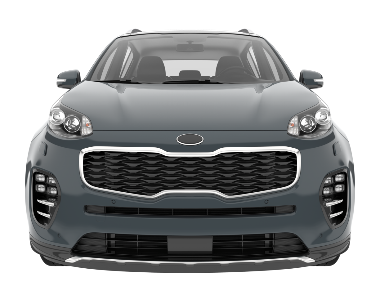 Realistic SUV isolated on transparent background. 3d rendering - illustration png