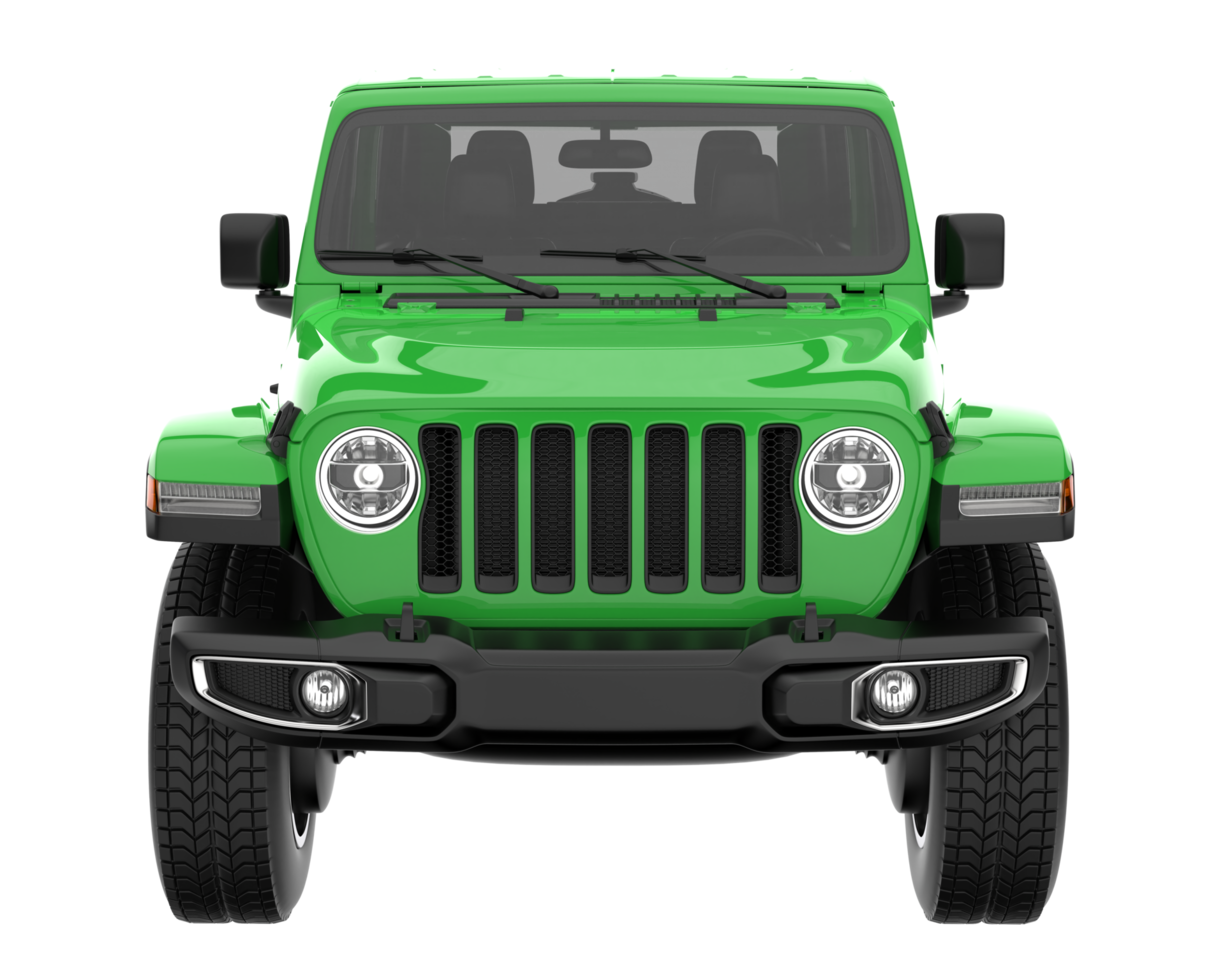 Realistic SUV isolated on transparent background. 3d rendering - illustration png