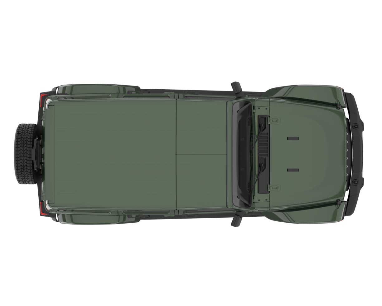 Realistic SUV isolated on transparent background. 3d rendering - illustration png