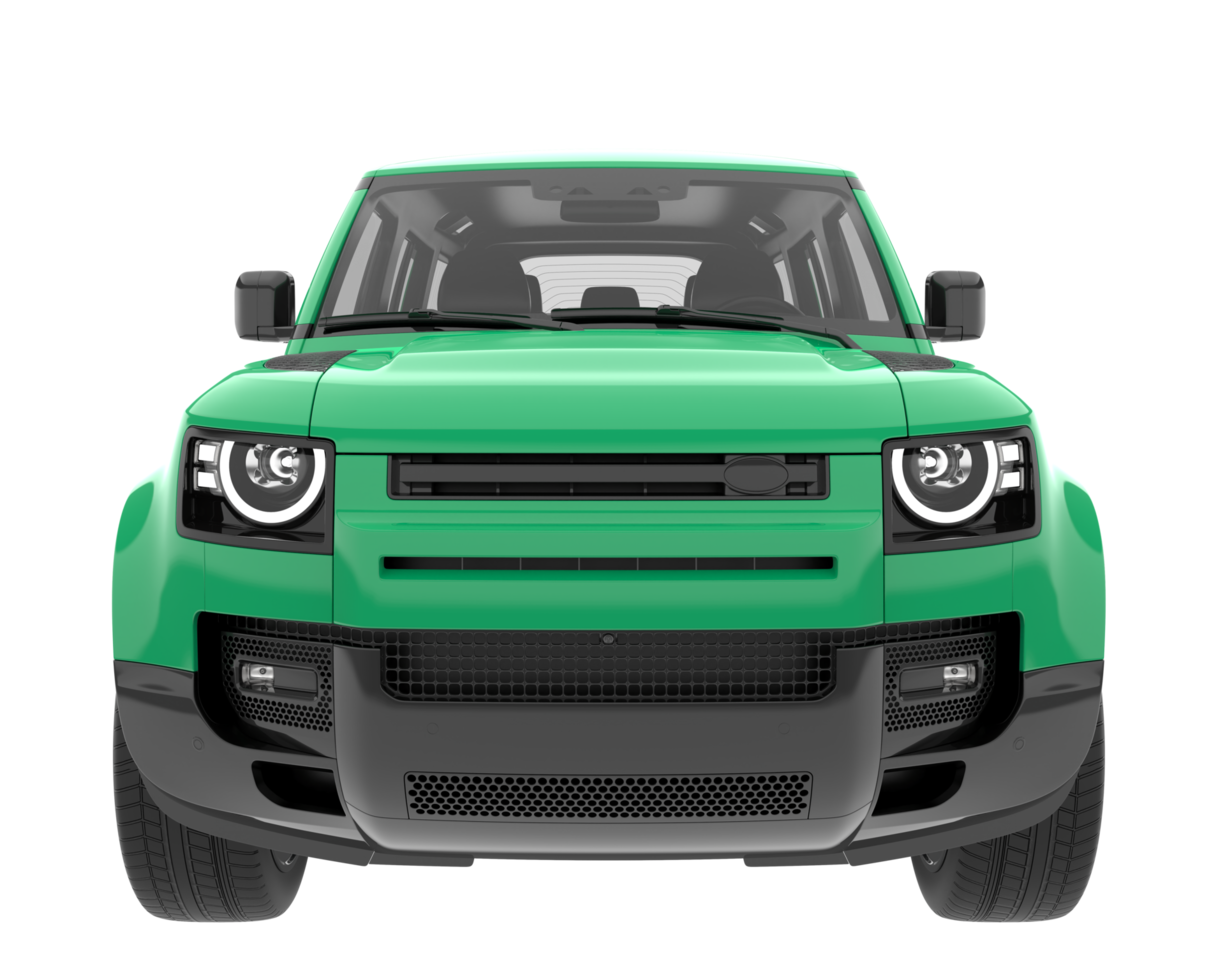 Realistic SUV isolated on transparent background. 3d rendering - illustration png