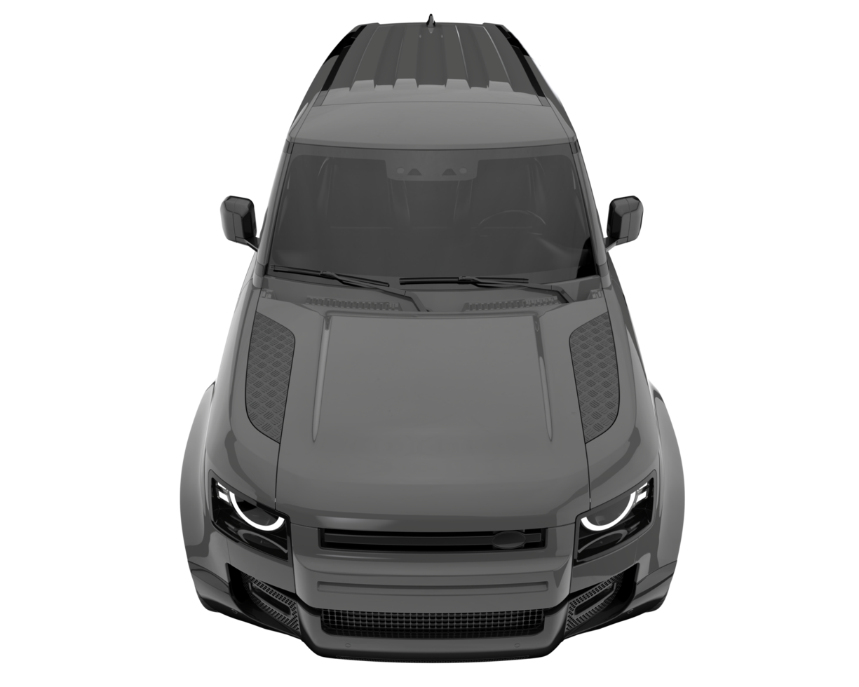 Realistic SUV isolated on transparent background. 3d rendering - illustration png