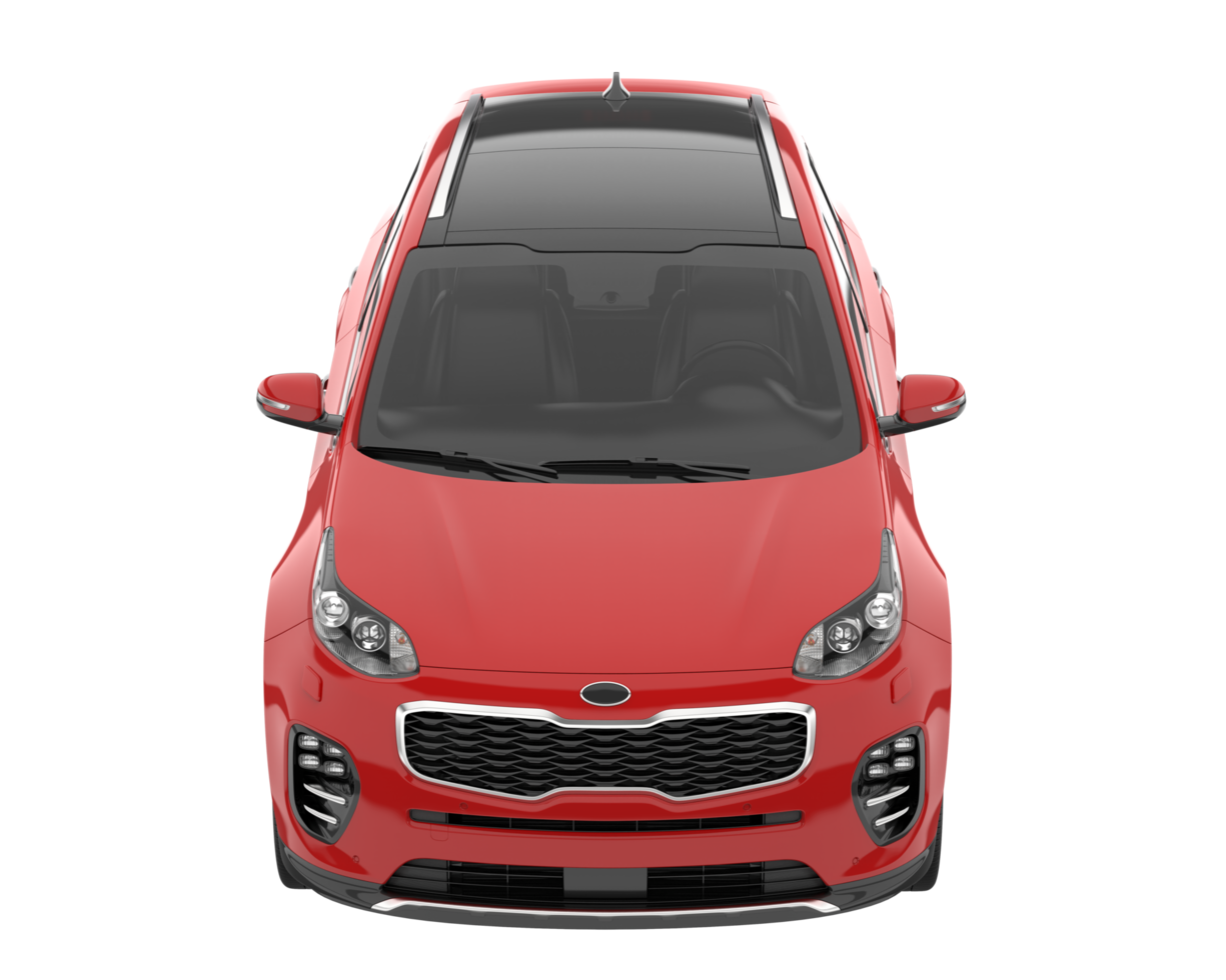 Realistic SUV isolated on transparent background. 3d rendering - illustration png