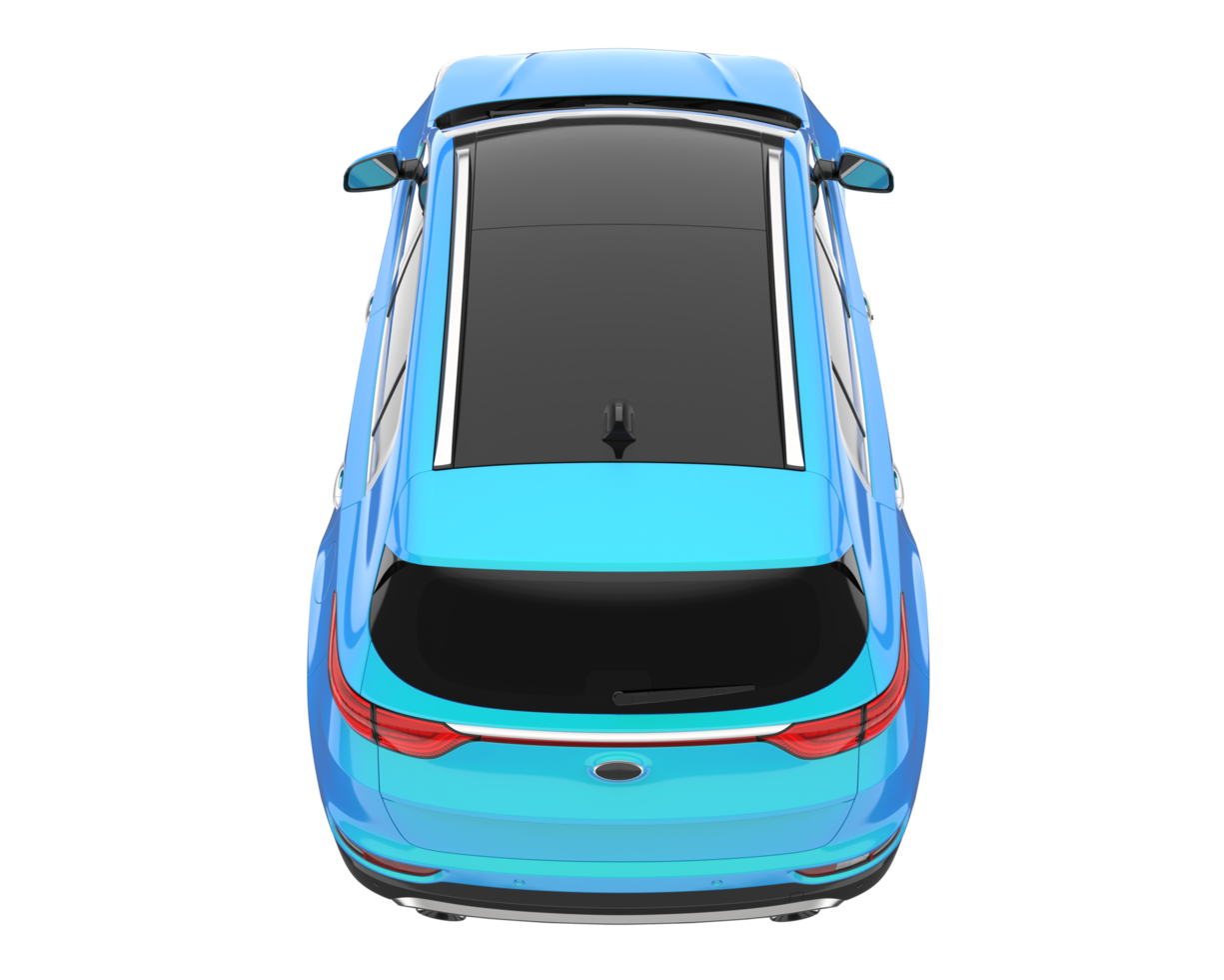 Realistic SUV isolated on transparent background. 3d rendering - illustration png