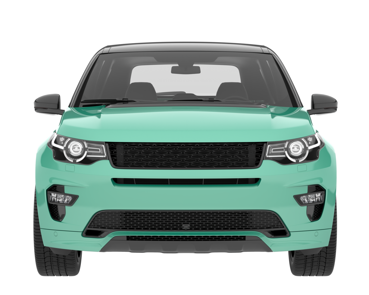 Realistic SUV isolated on transparent background. 3d rendering - illustration png